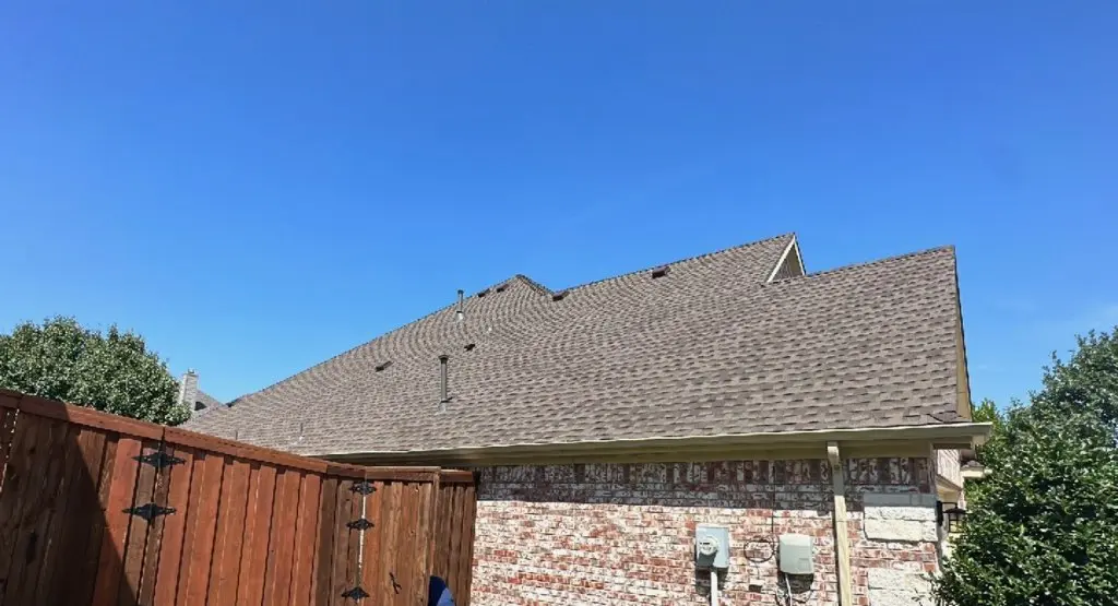 Completed roof replacement project in Highland Heights